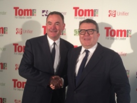 Tom Watson launches his Deputy Leadership campaign with Jon Cruddas in Dagenham Trades Hall 2015